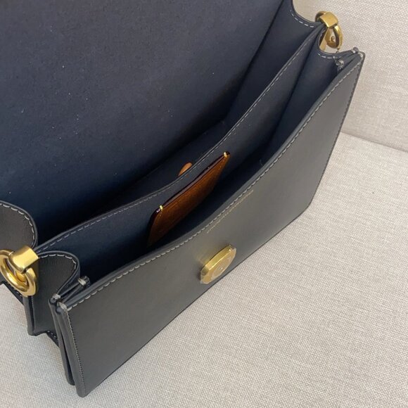 NEW Coach Chain Tabby Shoulder Bag 30 - Black with Gold Hardware - Picture 9 of 9